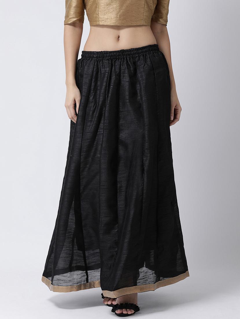 solid flared skirt - 17410252 - Zoom Image - 1