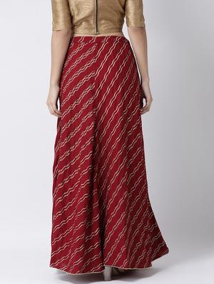 striped long skirt - 17410265 - Standard Image - 3