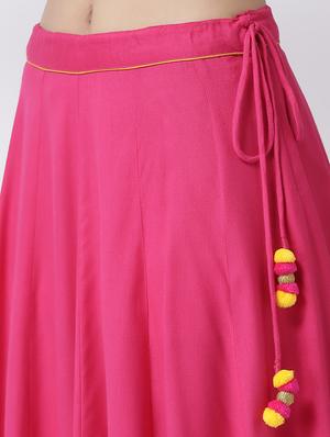 floral print long skirt - 17410268 - Standard Image - 5