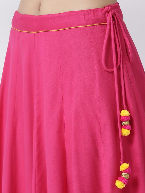 floral print long skirt - 17410268 - Zoom Image - 5