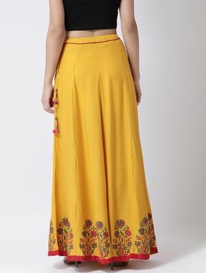 floral print long skirt - 17410269 - Standard Image - 3