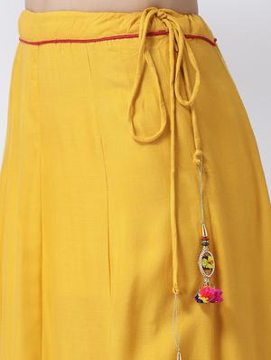 floral print long skirt - 17410269 - Standard Image - 5