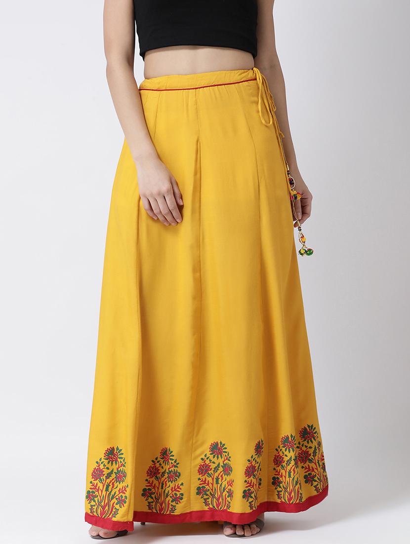 floral print long skirt - 17410269 - Zoom Image - 1