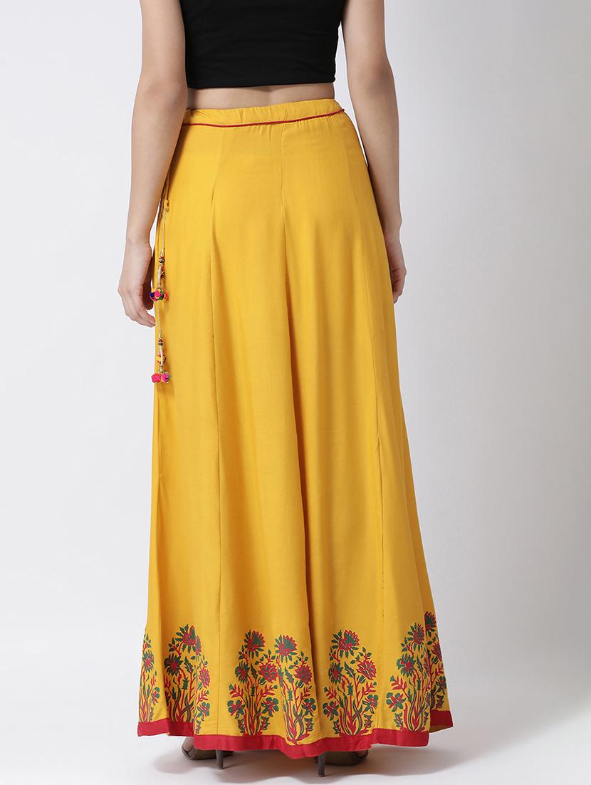 floral print long skirt - 17410269 - Zoom Image - 3