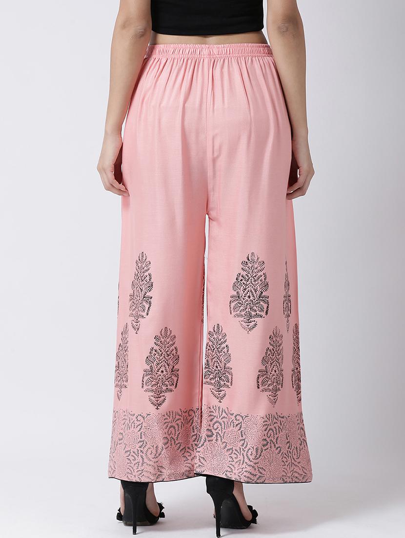 printed flared palazzo - 17410539 - Zoom Image - 3