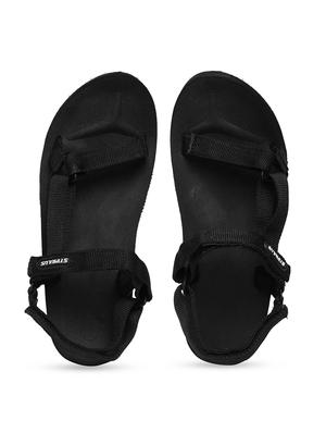 black fabric sandals - 17410847 - Standard Image - 4