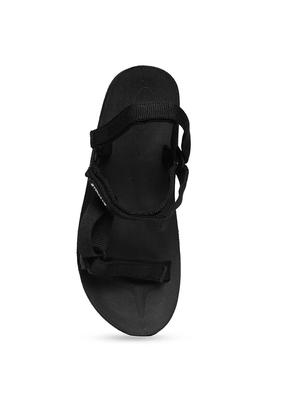 black fabric sandals - 17410847 - Standard Image - 5