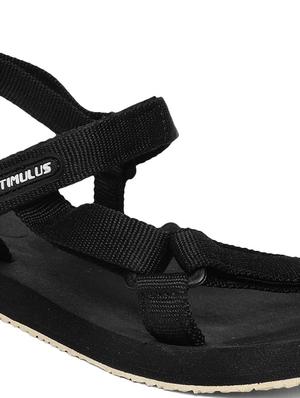 black fabric sandals - 17410847 - Standard Image - 6