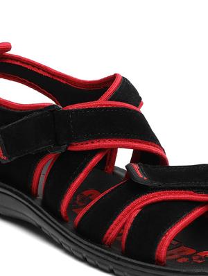 black fabric sandals - 17410864 - Standard Image - 6