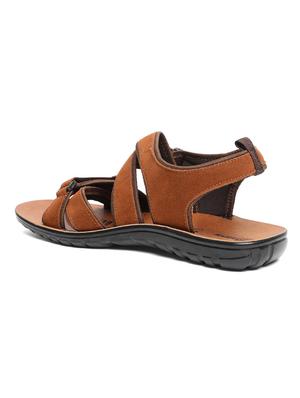 brown fabric sandals - 17410868 - Standard Image - 3