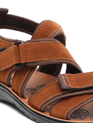 brown fabric sandals - 17410868 - Standard Image - 6