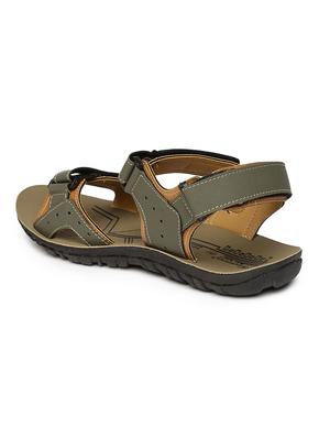green fabric sandals - 17410876 - Standard Image - 3