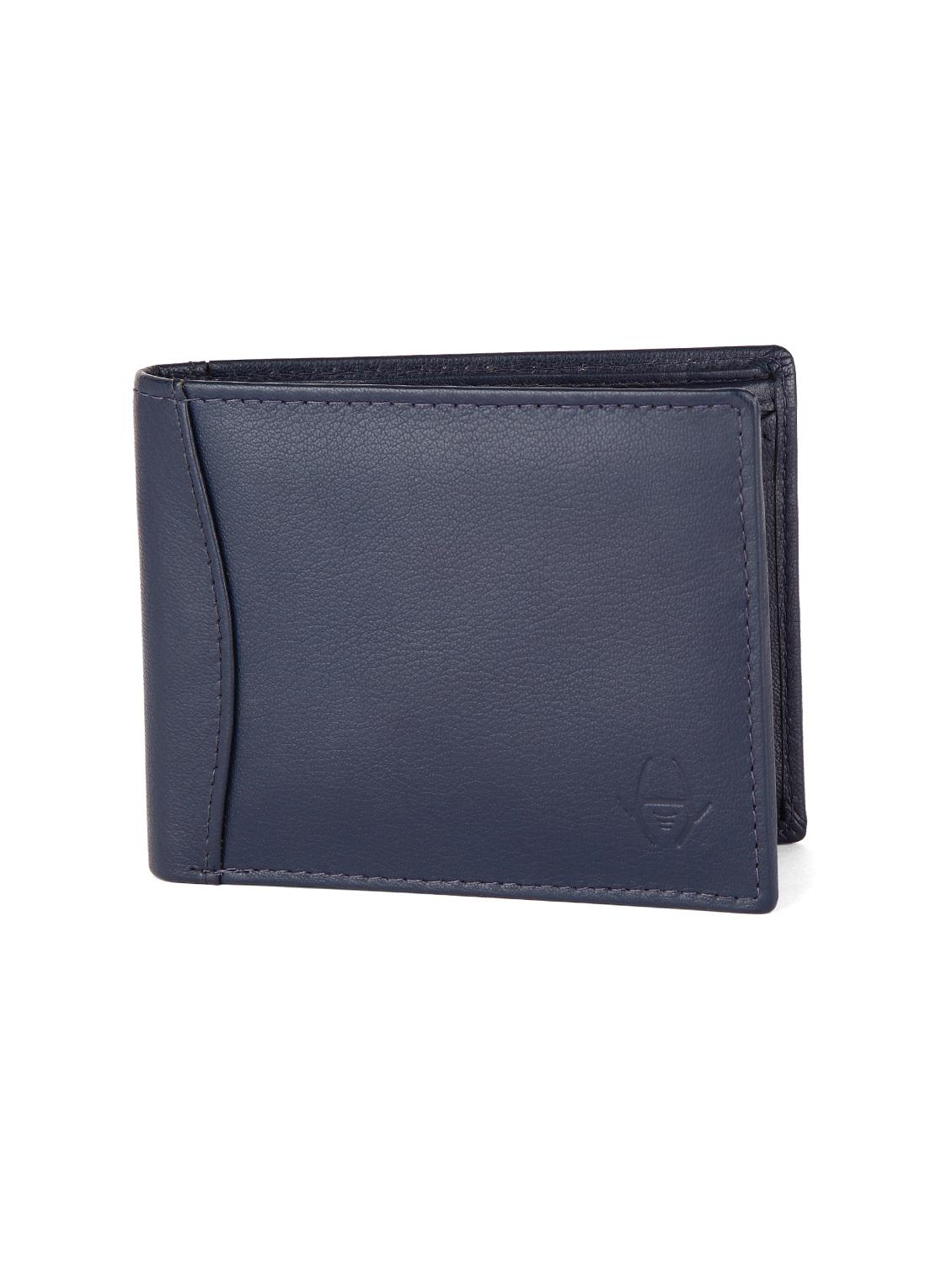 blue leather wallet - 17411023 - Zoom Image - 1