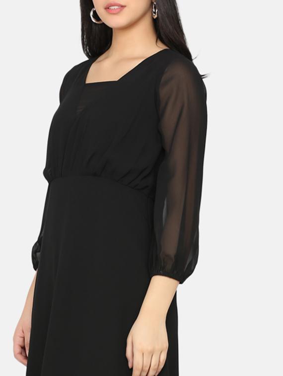 v neck maxi dress - 17411428 - Zoom Image - 4