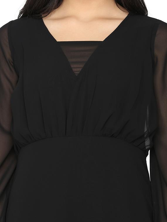 v neck maxi dress - 17411428 - Zoom Image - 5