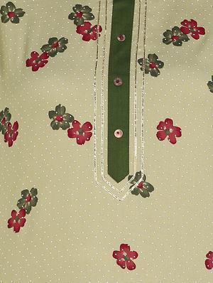 floral straight kurta - 17411582 - Standard Image - 5