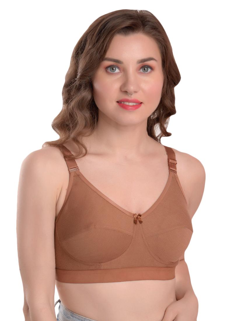 set of 2 solid minimizer bra - 17411663 - Zoom Image - 2