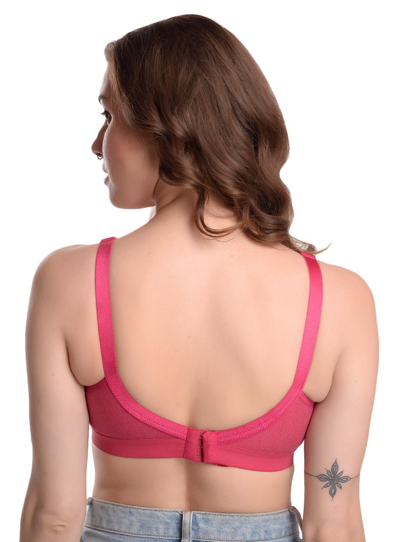 set of 3 solid minimizer bra - 17411670 - Zoom Image - 5