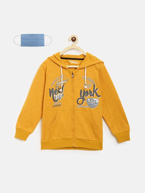 yellow fleece sweatshirt - 17412488 - Standard Image - 1