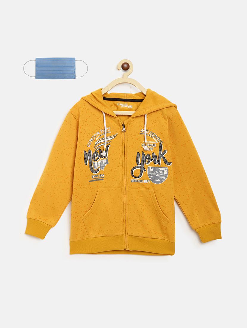 yellow fleece sweatshirt - 17412488 - Zoom Image - 1