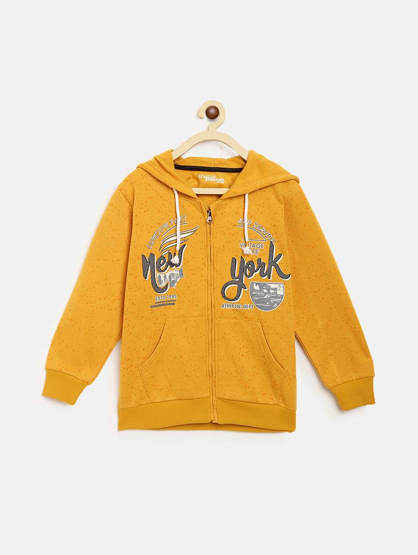 yellow fleece sweatshirt - 17412488 - Zoom Image - 2