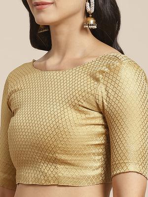 bandhani printed saree with blouse - 17412602 - Standard Image - 3