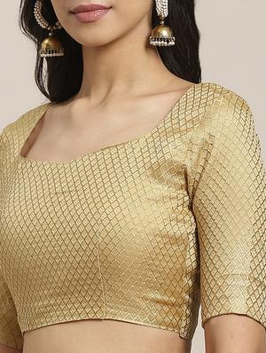 bandhani printed saree with blouse - 17412606 - Standard Image - 3