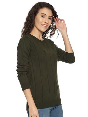 round neck striped sweatshirt - 17413426 - Standard Image - 2