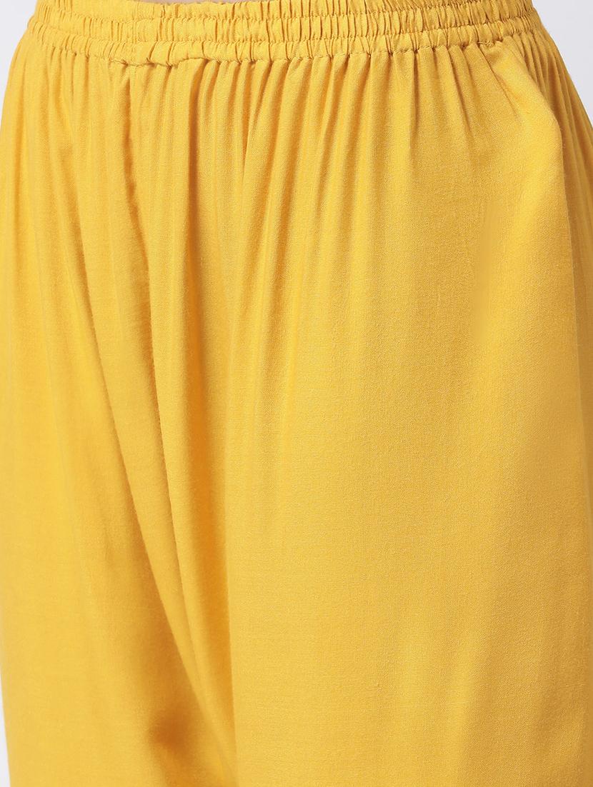 foil print kurta palazzo set - 17413538 - Zoom Image - 5