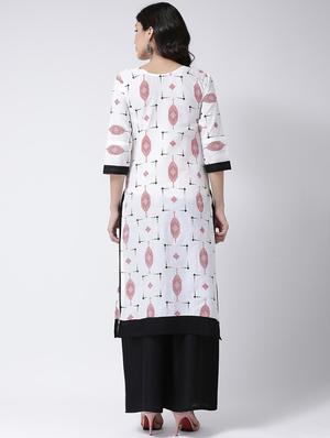 printed kurta palazzo set - 17413551 - Standard Image - 3