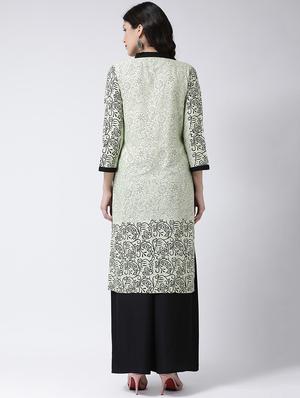 printed kurta palazzo set - 17413553 - Standard Image - 3
