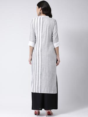printed kurta palazzo set - 17413554 - Standard Image - 3