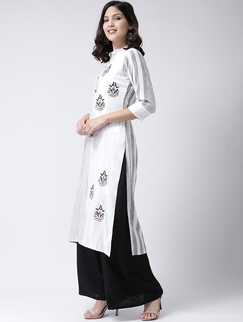 printed kurta palazzo set - 17413554 - Zoom Image - 2