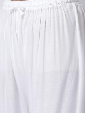 embroidered kurta palazzo set - 17413569 - Standard Image - 5