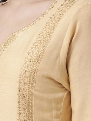 embroidered kurta palazzo set - 17413573 - Standard Image - 4