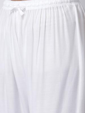 embroidered kurta palazzo set - 17413577 - Standard Image - 5