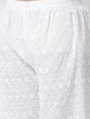 embroidered kurta palazzo set - 17413588 - Standard Image - 5