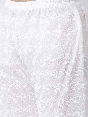 embroidered kurta palazzo set - 17413589 - Standard Image - 5