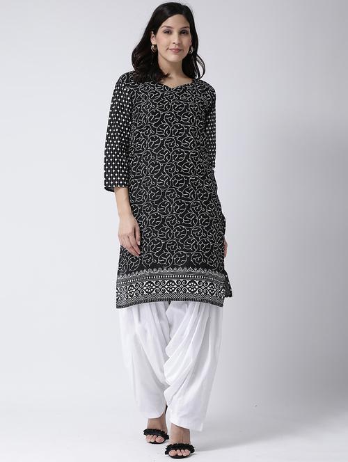 printed kurta salwar set - 17413594 - Standard Image - 1