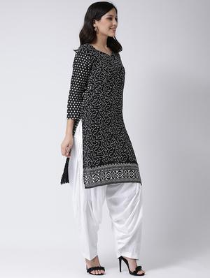 printed kurta salwar set - 17413594 - Standard Image - 2