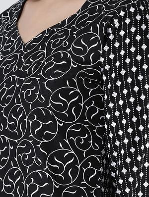 printed kurta salwar set - 17413594 - Standard Image - 4