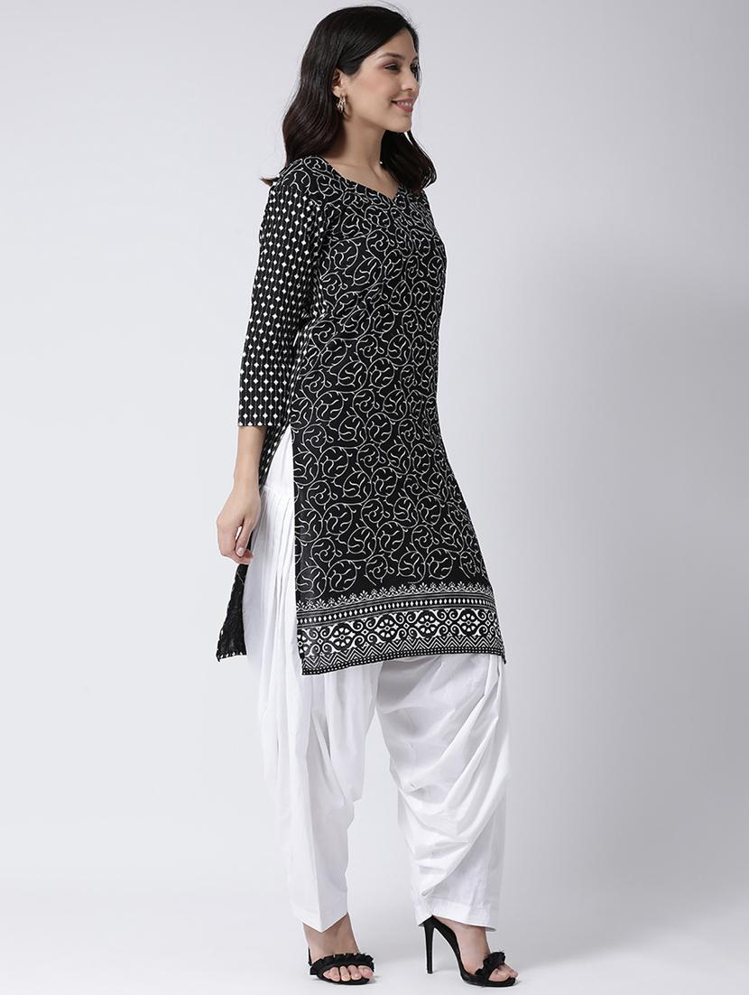 printed kurta salwar set - 17413594 - Zoom Image - 2