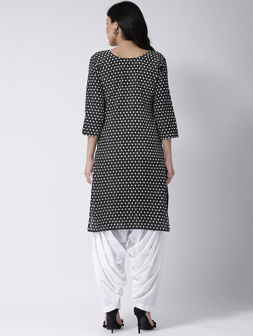 printed kurta salwar set - 17413594 - Zoom Image - 3
