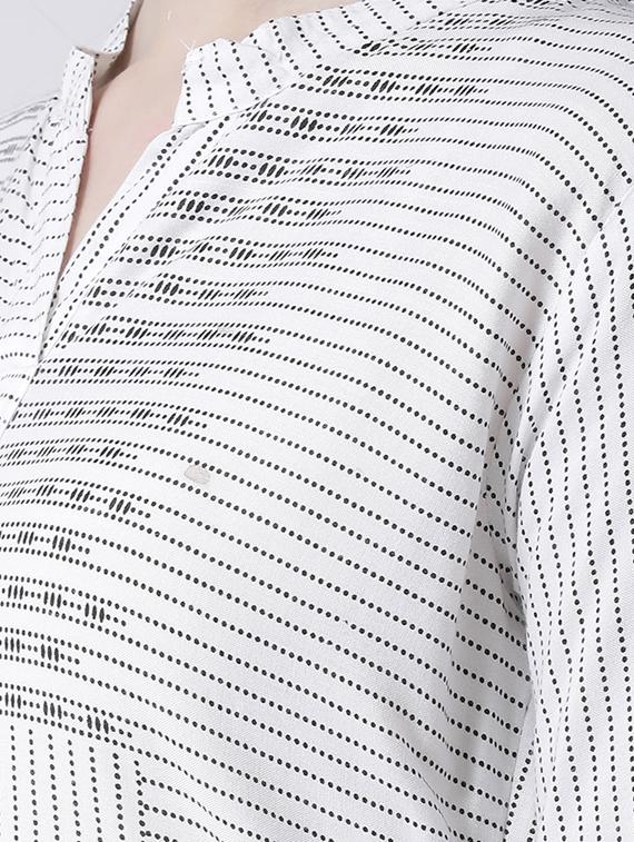 printed kurta palazzo set - 17413600 - Zoom Image - 4