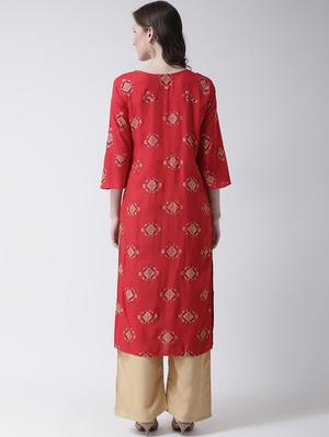 printed kurta palazzo set - 17413605 - Standard Image - 3