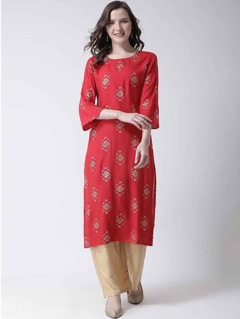 printed kurta palazzo set - 17413605 - Zoom Image - 1