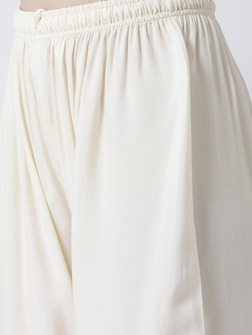 embroidered kurta palazzo set - 17413612 - Zoom Image - 5
