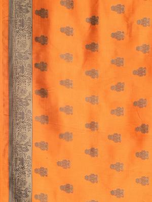 ethnic motif mysore silk saree with blouse - 17413757 - Standard Image - 6