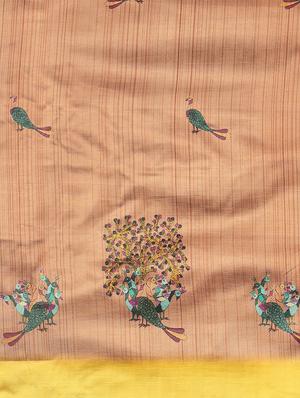conversational mysore silk saree with blouse - 17413770 - Standard Image - 5