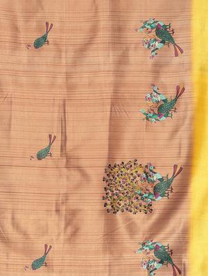 conversational mysore silk saree with blouse - 17413770 - Standard Image - 6